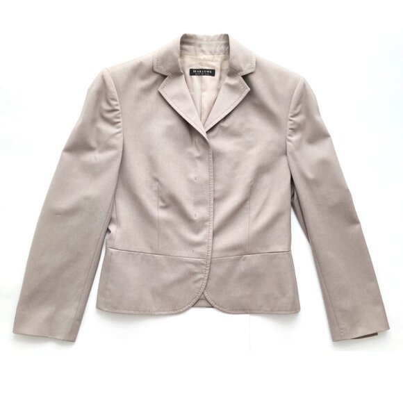 Marlowe Italy Wool Blazer Lined Hidden Buttons - Picture 2 of 13